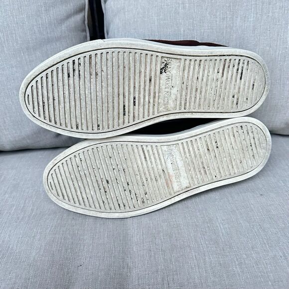 Allen Edmonds Courtside Slip On Shearling Loafer Mens 4830 Brown Suede Sz 9.5 - Picture 11 of 14